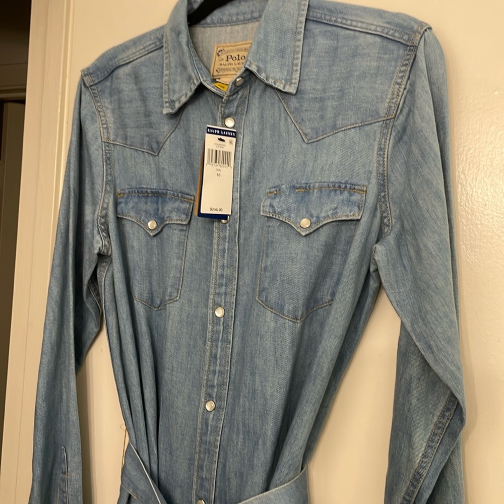 Ralph Lauren Polo denim dress.